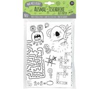 SJZG-Nappe En Papier À Colorier, Motif : Jeux & Devinettes, Nappe À Colorier Jeux & Devinettes, Images À Colorier Jeux & Devinettes, Coloriage Jeux & Devinettes, Décoration Enfants, Activités Pour En