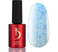 Sjzg-Odi Professional - Vernis Semi Permanent - Bleu Soufflé - Vernis Gel Uv Semi Permanent Gel Ongle -7ml- Rubber Base Gel Blue - Base Coat - Uv Led