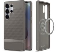 Sjzg-Parallax Magfit Coque Compatible Avec Samsung Galaxy S25 Ultra - Gris Cendre