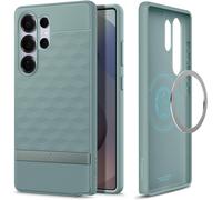 Sjzg-Parallax Magfit Coque Compatible Avec Samsung Galaxy S25 Ultra - Vert Sauge