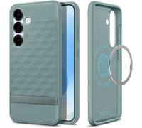 Sjzg-Parallax Magfit Coque Compatible Avec Samsung Galaxy S25 - Vert Sauge
