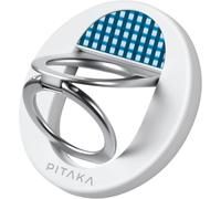 Sjzg-Poignée Magnétique Support Pour Anneau De Téléphone Avec Double Anneau Porte Doigt Réglable En Fibre Aramide Pour Iphone 16/15/14/13 Océan Bleu