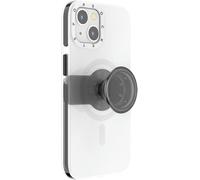 SJZG-: Popcase Compatible Avec Magsafe - Coque Pour Iphone 13 Avec Un Support Popgrip Slide Repositionnable Et Une Poignée Avec Top Interchangeable - White