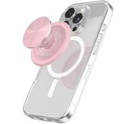 Sjzg-: Popgrip Round Pour Magsafe - Anneau Adaptateur Pour Magsafe Inclus - Support Et Poignée Pour Smartphone Et Coques Avec Un Top Interchangeable - Aluminum Dusty Rose
