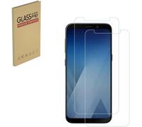 Sjzg-Protecteur D¿Écran Pour Samsung Galaxy A5 (2018) Film De Protection En Verre Trempé Hd 9h Dureté Étui Friendly Installation Facile Anti Scratch Bubble Free (2 Pièces)