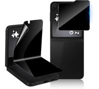Sjzg-Protection D'écran Anti Espion Pour Samsung Galaxy Z Flip 7 Fe, 1 Pièces Tpu Flexible Écran Interne Privacy Film, 1 Pièces Lunette Arrière Verre Trempé, Verre Anti Rayures, Anti-Pétrole