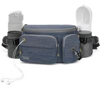 Sjzg-Running Waist Bag Fanny Pack Bum Bag With Two Invisible Bottle Holder For Men Women Hiking, Running, Dog Walking