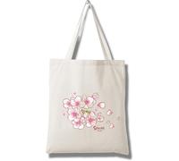 SJZG-S.R.L Shopping Tote Bag Aesthetic ¿ 100 % Coton Naturel ¿ Respectueux De L'Environnement 38 X 42 Cm Shopper Par Les Mille Utilisations ¿ Sac Fabriqué En Italie ¿ Idée Cadeau Pour Femme