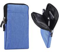 Sjzg-Sac À Bandoulière Homme Pour Téléphone Portable Noir, Étui Ceinture Pour Smartphone, 6.9"" Sac Messager Pochette Smartphone Avec Boucle De Ceinture Et Mousqueton Sac À Main Portefeuille Sac De Ta