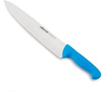 Sjzg-Séries 2900 - Couteau Du Chef Couteau À Découper - Lame Acier Inoxydable Nitrum 300 Mm - Manche Polypropylène Couleur Bleu