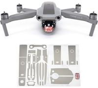 Sjzg-Skin Compatible Avec Dji Mavic Air 2 Accent Color B (Titanium)-Kalanka