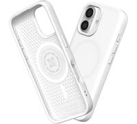 Sjzg-Solidsuit Coque Compatible Magsafe Pour [Iphone 16 Plus] Design Fin Absorbant Les Chocs, Finition Mate Premium, Découpe Bouton Contrôle Caméra - Blanc