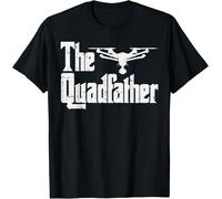 Sjzg-The Quadfather Funny Parody Fpv Quadcopter Drone Pilot Gift T-Shirt-Kalanka