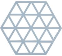 Sjzg-Triangles Silicone Trivet, Sky Blue