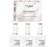 Sjzg-Trio De Gel Builder De Renforcement 5-En-1 Au Naturel 3x15ml, Vernis À Ongles Uv/Led Ongles Forts Et Résistants, Capsules Et Extensions, Pour Le Nail Art, Les Décalcomanies Et Les Bijoux