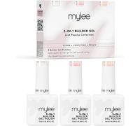 Sjzg-Trio De Gel Builder De Renforcement 5-En-1 Just Peachy 3x15ml, Vernis À Ongles Uv/Led Ongles Forts Et Résistants, Capsules Et Extensions, Pour Le Nail Art, Les Décalcomanies Et Les Bijoux