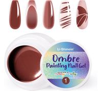 Sjzg-Vernis À Ongles Gel Ombré, Spring Summer Colorful Painting - Gel Pour Ongles Ombrés Aura Nails, French Manucure Diy Nail Art #01 Rose Cannelle