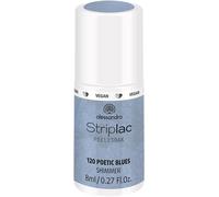 Sjzg-Vernis À Ongles Uv/Led Striplac Peel/Soak Poetic Blues 48-120
