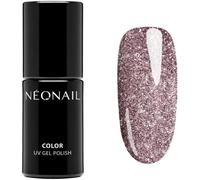 Sjzg-Vernis Semi Permanent Pailleté 7,2 Ml - Vernis Gel Uv Semi Permanent - Rose - Shine The Moments - Vernis À Ongles - Gel Polish - Gel Uv Couleur - Nail Art
