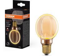 SJZG-Vintage 1906 Globe 80 Filament O Lampe, 4 W, 220 Lm, 1800 K, 818 Blanc Chaud Agréable, Or, Ip 20, Verre Sans Plomb, 80 Mm, Douille E27