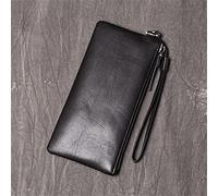 SJZZJSBX 1 Pochette pour Homme et Femme, Portefeuille Long en Cuir Souple, Mince, Portefeuille Multi-Cartes (A, 20 x 1 x 10 m)
