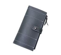 SJZZJSBX Portefeuille en Cuir pour Femme, Porte-Cartes, Porte-Cartes de crédit (Argento)