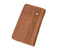 SJZZJSBX Portefeuille Long en Cuir à Double Couche Portefeuille rétro à Fermeture éclair Portefeuille à Fermeture éclair pour Hommes (A, Taille