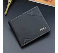 SJZZJSBX Portefeuille pour Homme avec Fentes Multi-Cartes, Portefeuille Court, Mince, Souple, à Trois Volets, Porte-Monnaie Horizontal (C, Taille Unique)