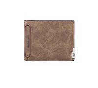 SJZZJSBX Portefeuille pour Homme Portefeuille Court Portefeuille Mince Multi-Cartes Porte-Cartes Portefeuille Pince à Billets Portefeuille Multi-Portable Pince à Billets