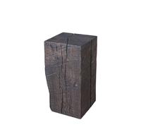 SK 02 Cube Tabouret & table d'appoint Janua - SK02 Eiche geräuchert Anthrazit H55cm