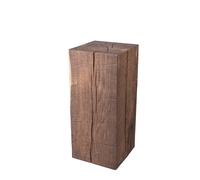 SK 02 Cube Tabouret & table d'appoint Janua - SK02 Eiche geräuchert Natur H50cm