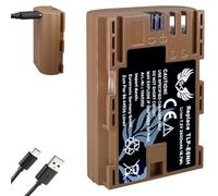 SK Batterie compatible avec Canon LP-E6NH < 2600 mAh > LP-E6P LP-E6N LP-E6 < avec prise de charge USB de type C > Canon EOS R R5 II R6 II R7-6D 7D 60D 80D 90D