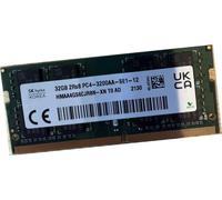 SK Hynix 32GB SODIMM DDR4 3200 PC4 1Rx16 HMAA4GS6CJR8N-XN Mémoire RAM pour ordinateur portable