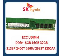 SK Hynix 8GB 16GB 32GB 1Rx8 2Rx8 2133P 2400T 2666V 2933Y 3200AA PC4 Pure ECC UDIMM RAM poste de travail mémoire serveur non tampon