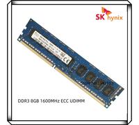 SK Hynix DDR3 8GB 1600MHz PC3L 12800E 2Rx8 Pure ECC UDIMM poste de travail RAM mémoire serveur non tampon