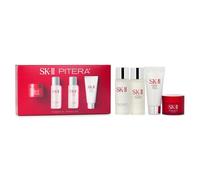 SK-II Coffret 4 pièces : nettoyant 20 g, lotion 30 ml, essence 30 ml, crème hydratante 15 ml