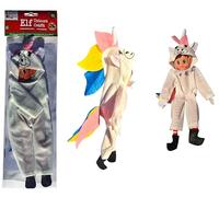 SK INFINITY Costumes d'elfe de Noël coquins et vêtements pour elfes coquins mal comportés Figurines festives de qualité supérieure (tenue licorne)