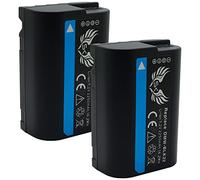 SK Lot de 2 batteries de rechange pour Panasonic DMW-BLK22 / DMW-BLK22E | 2250 mAh | pour Lumix G9 / GH5 / GH5 II / GH5S // DC-S5 DC-S5K