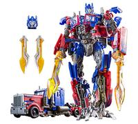 SK MISS Transformable Toys Figurine, Robot Transformable Jouets, Figurine Action avec tête supplémentaire et Armes interchangeables, pour Les Enfants de Plus 7 Ans