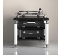 Sk Modern Rack d'angle TV nd & AV Ma Rack, Slish Entertainment Center & DVD Sto Tower, design peu encombrant, blanc et noir, 62 x 57 x 56 cm pour installation home cinéma
