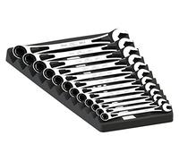 SK Outil à Main 80019 8 mm - 19 mm Cadre métrique Ensemble de clés à cliquet, 12 pièces