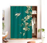 SK Studio Rideau de Cuisine Court pour Petit Fenêtre Rideau Occultant Panneaux Cantonnières Demi Rideau pour Placard Style 1, 50x100cm