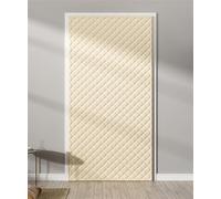 SK Studio Rideau de Porte Isolant Thermique, Rideau Occultant Anti Froid Rideaux Salon Anti Bruit pour Couloirs, Portes, Patio Beige, 120x220cm