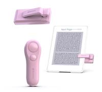 SK SYUKUYU RF Télécommande Liseuse Kobo, Kindle, Tourne Page Liseuse for iPad iPhone Android Tablets, Tourneur Page Liseuse pour Lire des Romans et Prendre des Photos(Rose)