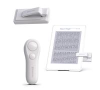 SK SYUKUYU RF Télécommande Liseuse Kobo, Kindle, Tourne Page Liseuse for iPad iPhone Android Tablets, Tourneur Page Liseuse pour Lire des Romans et Prendre des Photos(Blanc)