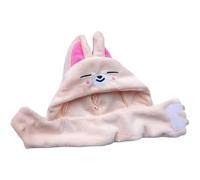 Sk-Zoo Housse en peluche pour bâton lumineux 11 x 17 cm Motif Bbokari Jiniret Wolf Chan Leebit (Foxi.ny)