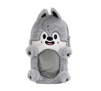 Sk-zoo Ita Sac avec porte-clés « Stay » 21 x 11 cm Sac transparent Stray-Kids Sac de présentation Wolf Chan Jiniret Bbokari Trousse de papeterie, Wolf Chan, 21*11*4 cm