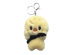 Sk-zoo Peluche Porte-clés 'STAY' mini porte-clés avec magnétique 10 cm stray-kids Wolf Chan Jiniret Bbokari porte-clés (Bbokari)