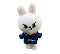 Sk-zoo Porte-clés en peluche « Karma » 7 x 9 cm stray-kids « Stay » skz Wolf Chan Jiniret Bbokari Leebit, Leebit, 7*9 cm