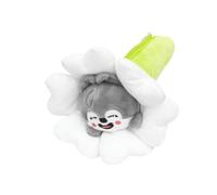 Sk-Zoo Trousse à crayons « Stay » en peluche Motif fleurs Stray-Kids Trousse de papeterie Loup Chan Han Quokka Bbokari, Wolf Chan, SÉJOUR